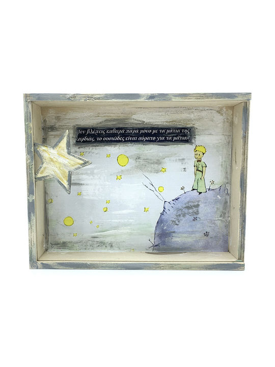 Kleiner Prinz Gerahmter Kinder Wandkunst