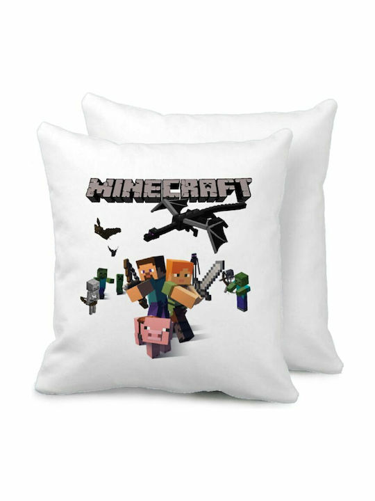Minecraft Alex Kinder Wurfkissen Sofa 40x40cm Mit Füllung