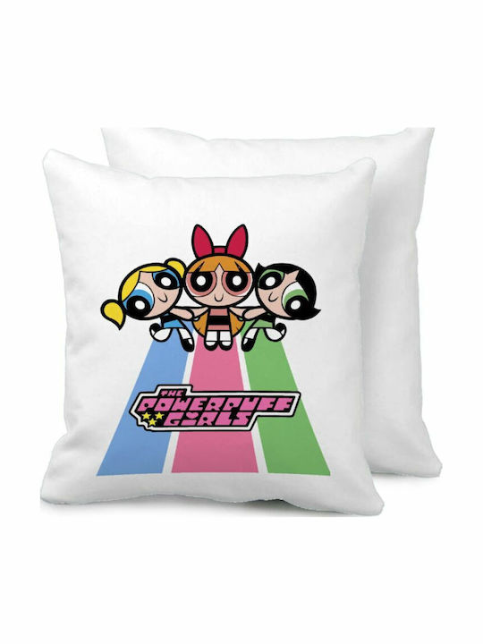 Powerpuff Girls Sofa Pillow 40x40cm Filling Included