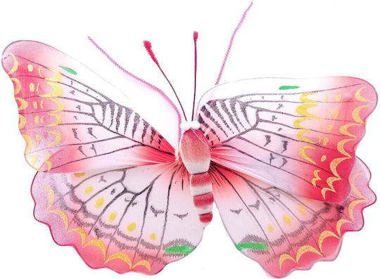 Rote Dekorative Schmetterling Stoff & Tüll
