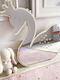 Caravelshop Kids Decorative Mirror Swan made of Wood 50x47cm