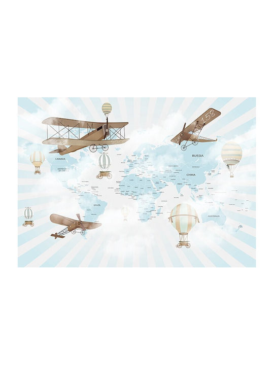 Αφίσες Poster Γαλάζιος Χάρτης Χαρτί 20x15cm
