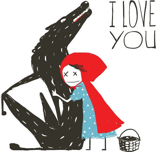 Red Riding Hood Poster Paper 50x50cm