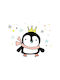 Poster Posters Penguin Crown Paper 40x40cm