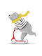 Poster Bear Skateboard Paper 40x40cm