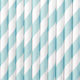 Paper Straws Light Blue 19.5 Cm 1 Pack 10 Pcs