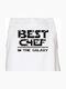 Schürze Best Chef In Galaxy Schwarz