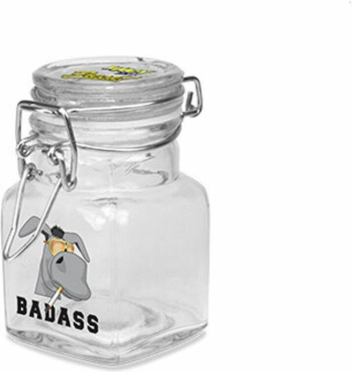 Juicy Jays Vase General Use with Airtight Lid Glass Transparent 280ml