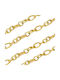 Theodora's Jewellery Gold Plated Steel Necklace 55cm Length