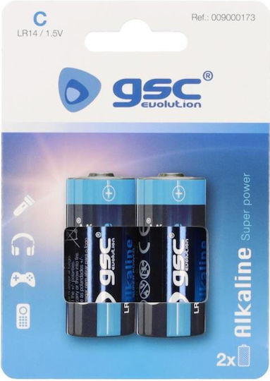 GSC Game World Алкални Батерии C 1.5V 2бр