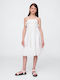 Kinderkleid Ärmellos Off White
