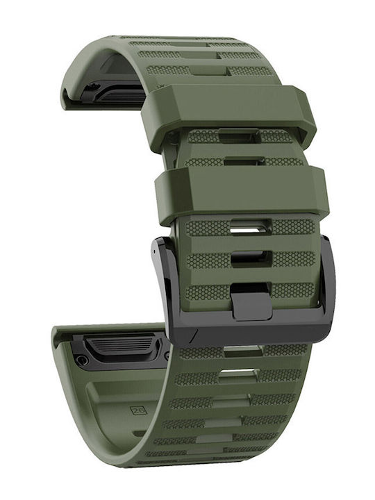KOSTELO Gummi-Armband Khaki 26mm