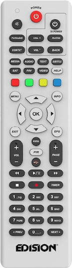 Compatibil Telecomandă 07-00-0030-1 pentru TV și Receptor digital Edision