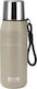 Μπουκάλι Θερμός Ανοξείδωτο / Πλαστικό 650ml Beige