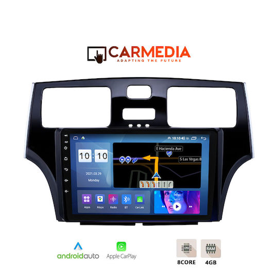 Carmedia Ηχοσύστημα Αυτοκινήτου για Lexus ES 2000-2006 (Bluetooth/USB/WiFi/GPS/Apple-Carplay/Android-Auto) με Οθόνη Αφής 9"