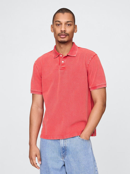 GAP Polo Herrenbluse Kurzarm Rote