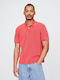 Polo Herrenbluse Kurzarm Rote
