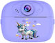 AM300 Children's Camera 20MP Full HD (1080p) with Thermal Printing Optical Zoom 8x Purple