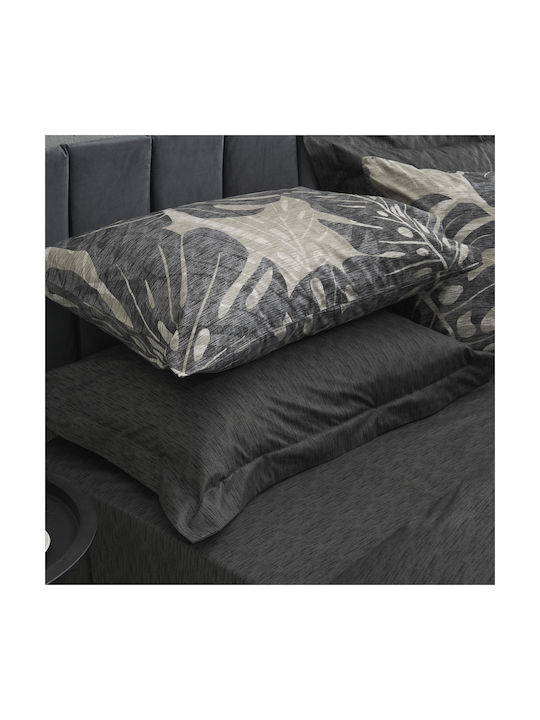Charalambidis Textiles Kissenbezug-Set Grey 52x72cm.