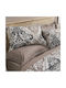 Charalambidis Textiles Σετ Μαξιλαροθήκες Μπεζ 52x72εκ.