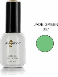 Angelacq Gel Nail Polish 067 Jade Green 15ml