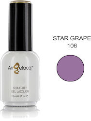 Angelacq Ημιμόνιμο Βερνίκι Νυχιών Star Grape 10...