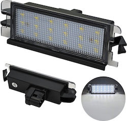 Φώτα Πινακίδας Led 12V για Renault Clio / Twingo Dacia Logan / Sandero Φώτα Πινακίδας Led 12V για Renault Clio / Twingo Dacia Logan / Sandero