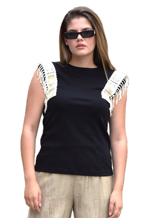 Vinceotto Blouse Black
