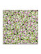 Τραπεζομάντηλο Λινό Σετ 4τμχ Πετσέτες Purple/pink/green 50x50εκ.
