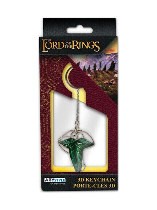 Lord Rings Keychain 3d Lorien Leaf