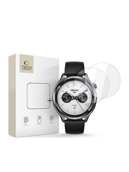 Tech-Protect Glass Fit+ Tempered Glass for the Xiaomi Watch S4 47mm 2pcs