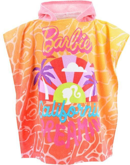 S C Ποντσο Θαλασσης Barbie Heritage 55x110cm