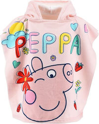 S C Плажно пончо Peppa Pig Teatime Party 55x110см