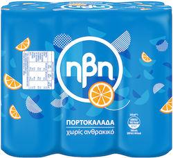 Πορτοκαλάδα Χωρίς Ανθρακικό Ήβη 6x330ml