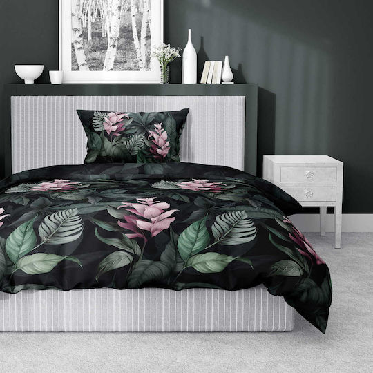Detexpol Set Huse Pentru Pilote 100% Bumbac 140x200cm Simplă Cu 2 Fețe De Pernă Verzi