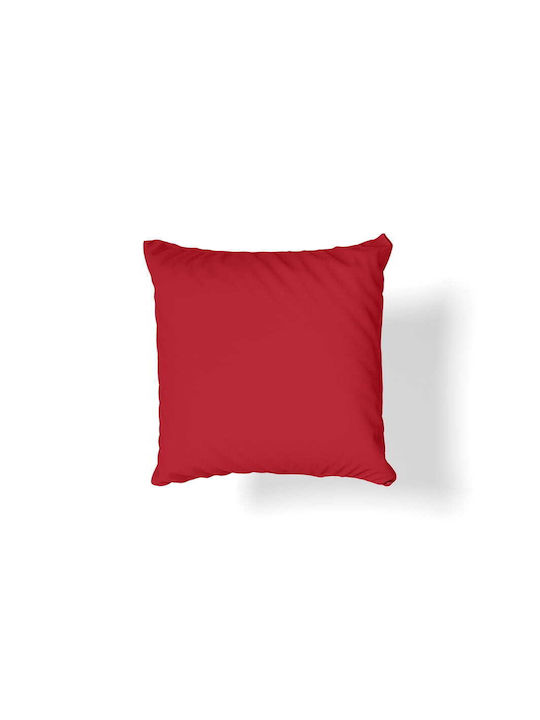 Oritex Dekorativer Kissenbezug aus 100% Baumwolle Red 40x40cm.