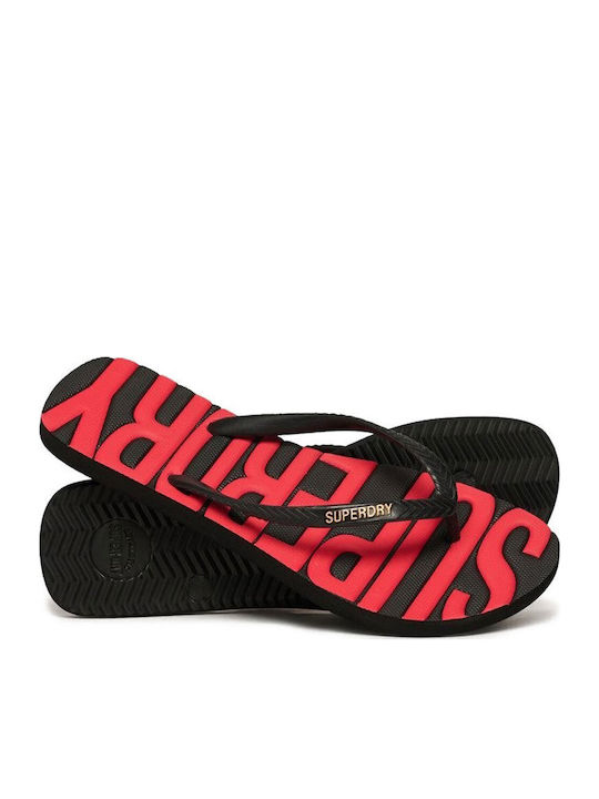 Superdry Джапанки в Черен Цвят