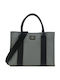 Leather Women's Bag Tote Handbag Gray