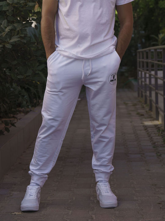 Street Wear Παντελόνι Φόρμας White