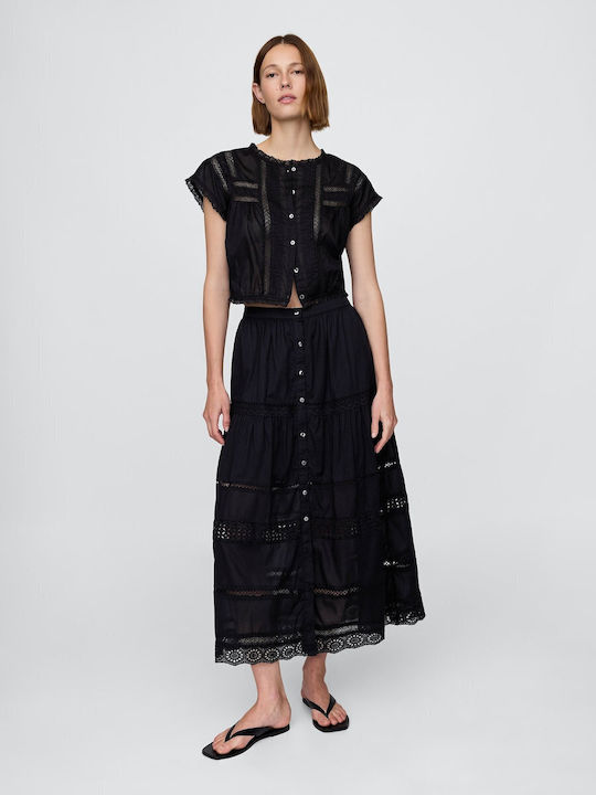 GAP High-waisted Skirt True Black