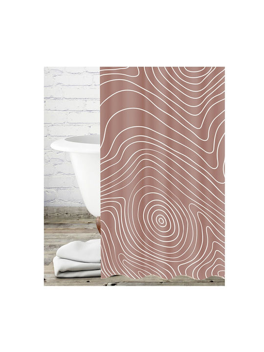 Cyclops Future Κουρτίνα Μπάνιου 180x200cm Rose ...