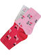 Dream Kids' Socks PINK-FUCHSIA 2 Pairs