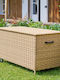 Hesperide Außenlagerbox aus Polypropylen 600Es Braun L155xB83xH73cm