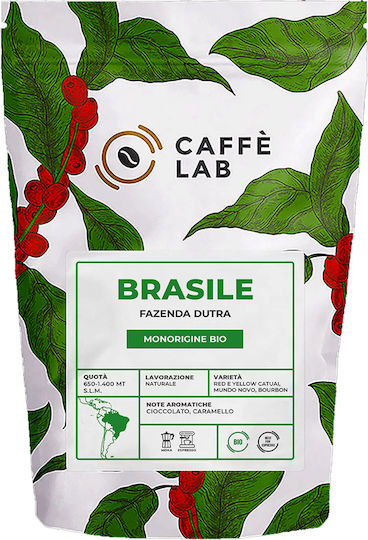 Coffee Espresso Caffè Lab Brasile Bio Fazenda Dutra 250g Grains