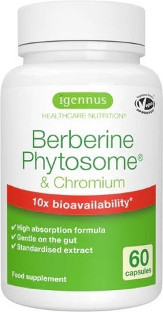 iGennus Berberine Phytosome 550mg 1 ταμπλέτες 60 κάψουλες