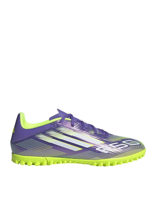 adidas Club Football Shoes with Molded Cleats Purple
