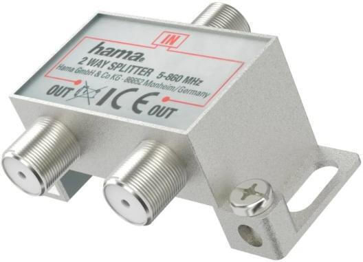 HAMA Converter Coaxial male to Coaxial female 1pcs