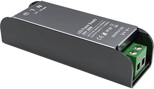 Aca Dimmable LED Power Supply IP20 Power 30W with Output Voltage 24V