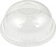Closed Dome Lid Plastic Cups Ecopet 100pcs