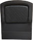 Jgs S.a No2 Bed Headboard Leather Anthracite 90cm x 7cm x 112cm
